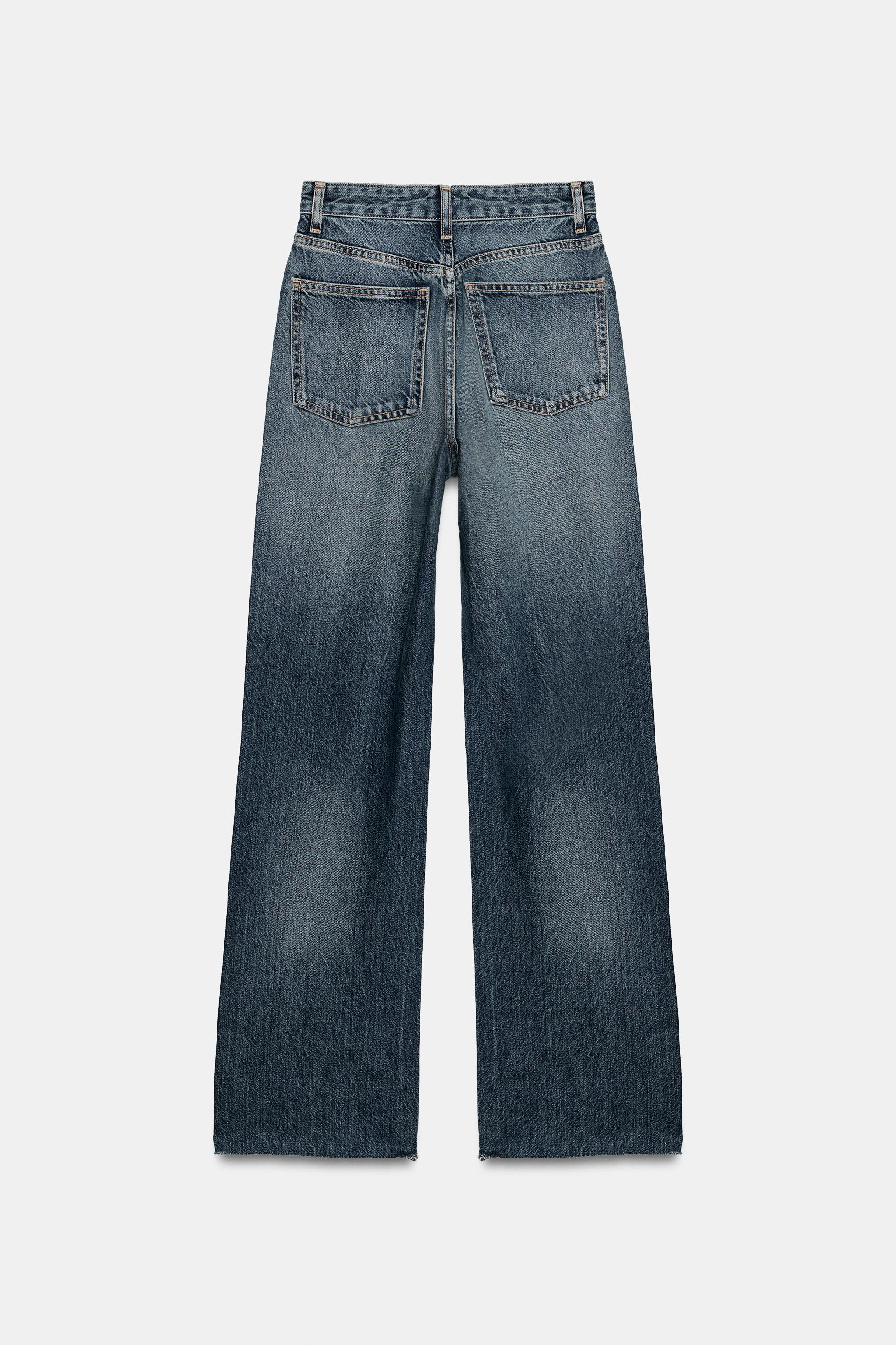 JEAN TRF WIDE LEG TAILLE HAUTE